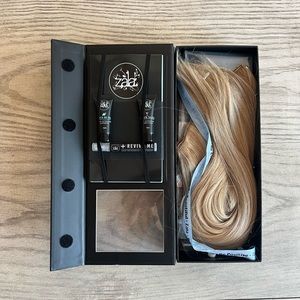 Zala Halo Hair Extensions 20” Honey Beach Hilights